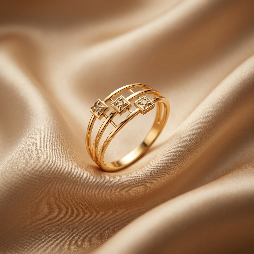 Diamond Trio Ring
