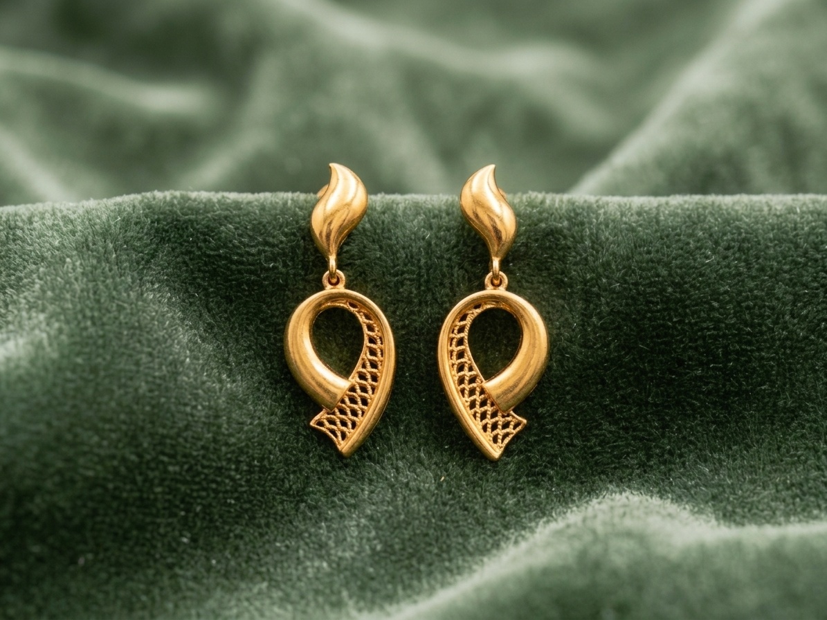 Paisley Gold Drops