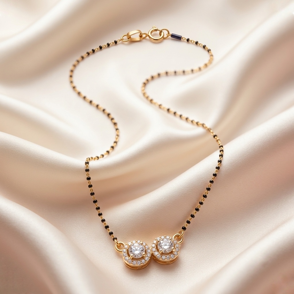 Solitaire Duo Mangalsutra